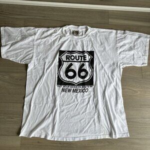 Vintage 1980s Route 66 Men's Size XXL Shirt Made USA‎ Eagle Products Single Stch